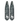 DiveR Australia Reef Life Black And White Carbon Fibre Freediving fins designed by Naomi Gittoes