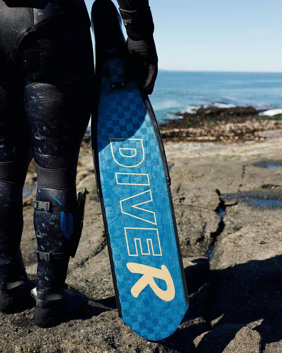 Diving Finf DiveR Australia -#1 Freediving carbon dive fins (HypeTex Blue) – DiveR Fins