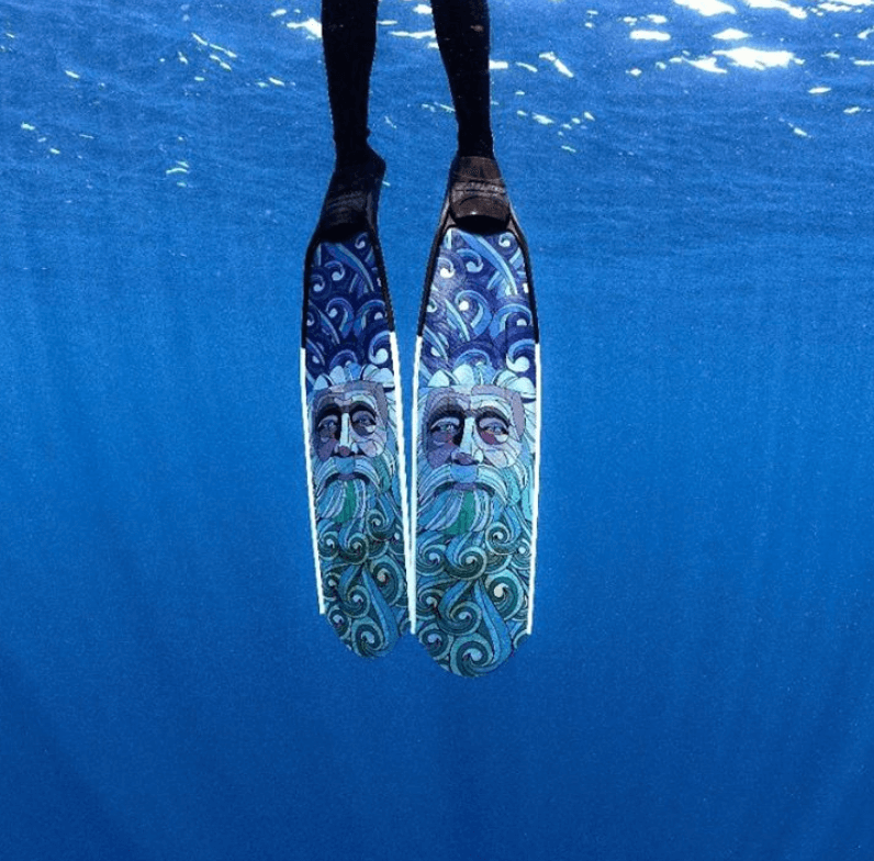 DiveR Australia 1 Freediving carbon dive fins (Neptune) DiveR Fins