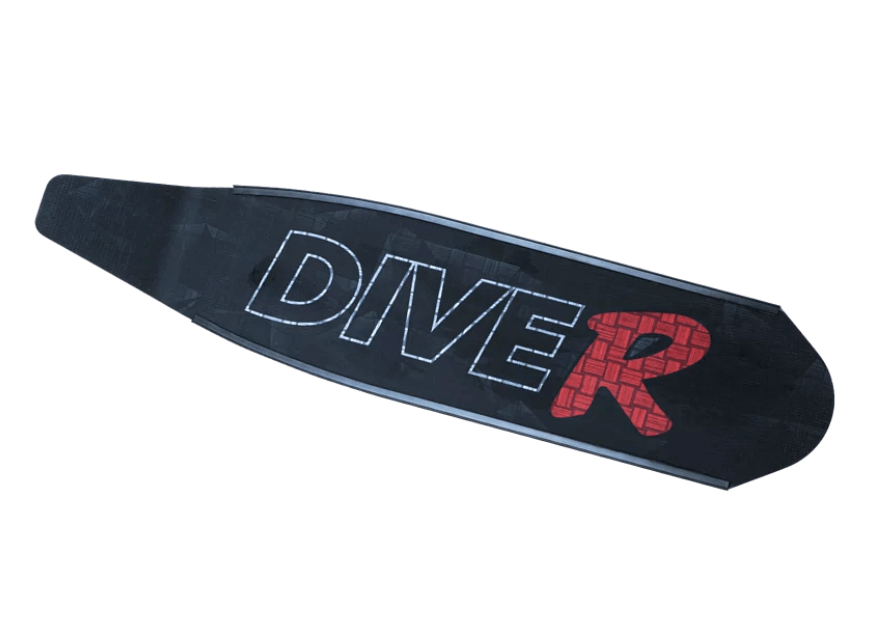 DiveR Australia -#1 Freediving carbon dive fins (Innegra Black Carbon ...